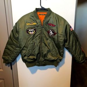 Disney World Kid bomber jacket. Size youth Large